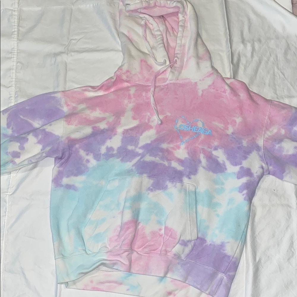 Tie-Dye Hoodie with Logo